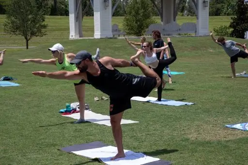 Yoga teacher Shane Firmin